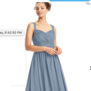 Azazie Dusty Blue Dara (discontinued) size 10